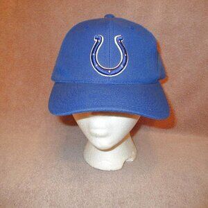 Vtg 90s Indianapolis Colts NFL Snapback Hat Sports Specialties 3D Logo Wool Blnd
